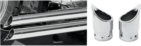 Family Jewel Extreme Slash Exhaust Tips BA-1100-02 in Saudi Arabia