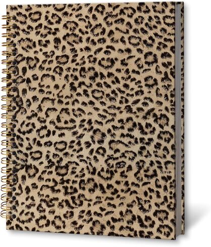 KTYHD Cheetah Print Notebook Journal 5.5x8.3in, Cheetah Print Gifts for Women Journal for Writing, Retro Trendy Maximalist Leopard Notebooks for Note Taking, Leopard Gifts Hardcover Spiral Notebook in Saudi Arabia