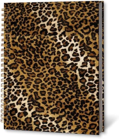 KTYHD Cheetah Print Notebook Journal 5.5x8.3in, Cheetah Print Gifts for Women Journal for Writing, Retro Trendy Maximalist Leopard Notebooks for Note Taking, Leopard Gifts Hardcover Spiral Notebook in Saudi Arabia