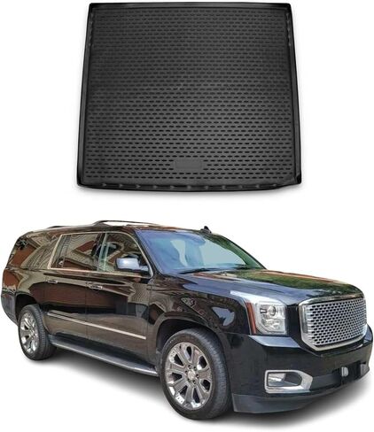 OMAC Floor Mats for GMC Yukon 2006-2014 Car Mats All Weather 3D Custom Fit Rubber Mat Waterproof Odorless TPE Floor Liners Laser Measured Non-Slip (Beige) in Saudi Arabia