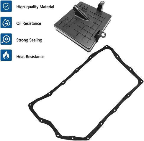 Transmission Filter Kit Fit for Chevy Silverado 2500HD/3500HD GMC Sierra 2500HD/3500HD 2020-2025 w/Gasket Kit with Seal Replace TF938 24298004 in Saudi Arabia