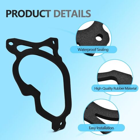 Taillight Tail light Gasket Brake Light Seal Driver and Passenger Side Compatible with Chevy Impala 2014-2020 Replaces 84393449 in Kuwait