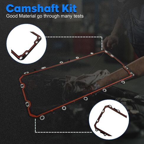 Oil Pan Gasket Fit for Ford Crown Victoria E150 250 350 450 Explorer F150 250 350 Mustang Thunderbird Excursion GT Lincoln Town CAR Continental Navigator 4.6L 5.4L 1992-2015 OS30725R in Saudi Arabia