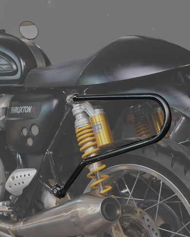 Trip Machine Company Saddle Stays Compatible with Triumph Motorcycles – Side Pannier Rails Saddlebag Support Bars, Heavy Duty Mild Steel Mount Brackets, Touring Luggage Support - Triumph Bonneville in Kuwait