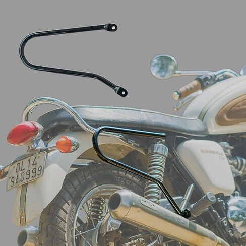 Trip Machine Company Saddle Stays Compatible with Triumph Motorcycles – Side Pannier Rails Saddlebag Support Bars, Heavy Duty Mild Steel Mount Brackets, Touring Luggage Support - Triumph Bonneville in Kuwait