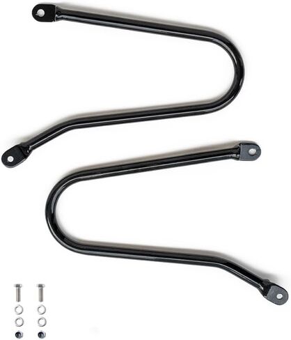 Trip Machine Company Saddle Stays Compatible with Triumph Motorcycles – Side Pannier Rails Saddlebag Support Bars, Heavy Duty Mild Steel Mount Brackets, Touring Luggage Support - Triumph Bonneville in Kuwait