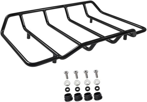 Tour Pack Luggage Rack Air Wing Trunk Top Rack Motorcycle Tour Pack Rack Compatible for Harley Touring Street Glide Electra Glide Road Glide Road King Ultra Limited 1984-Later, Black in Kuwait