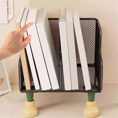 Bookshelf Creativity Stainless Steel Paint Bookshelf Metal Hollow Out Home Storage Shelf for Living Room Home Office in Kuwait