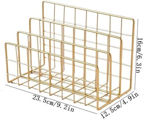 Bookshelf Nordic Luxury Iron Bookshelf Creative Minimalist Office Organizing Storage Rack for Living Room Home Office in Kuwait