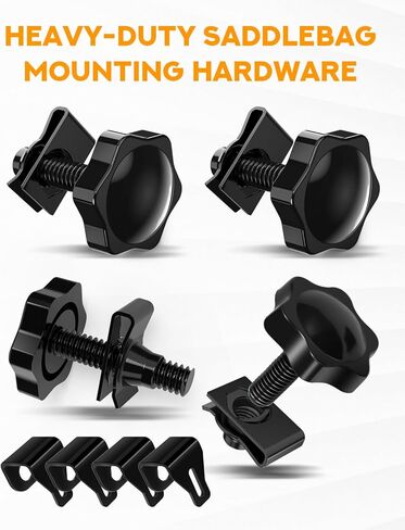 PBYMT Theft Deterrent Saddlebag Locks, Saddle Bag Bolts Mounting Screws Compatible for Harley Davidson Touring Road King Street Glide Electra Glide Road Glide 1988-Later in Kuwait