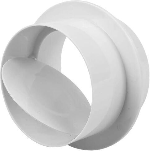 Ventilation Pipe Round Check Valve ABS Air Duct Control Exhaust Fan Pipe Accessories 3.14in 3.93in 4.33in 5.90in(80MM) in Kuwait
