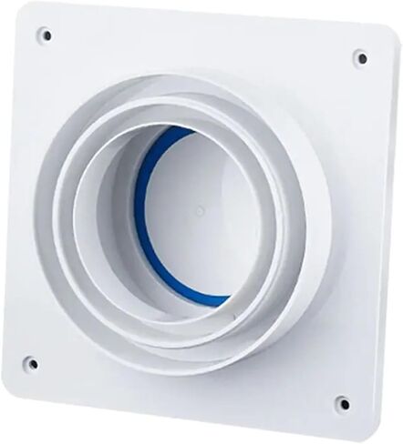 80-100-120MM Pipe Exhaust Fan Check Valve Bathroom Check Valves Rest Room kitchen Plumbing Exhaust Outlet （Color random）） in Saudi Arabia