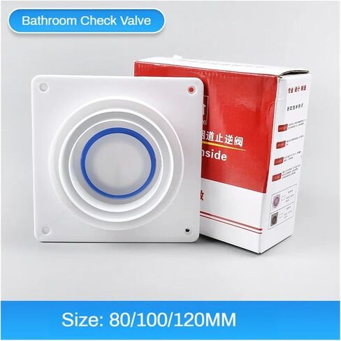 80-100-120MM Pipe Exhaust Fan Check Valve Bathroom Check Valves Rest Room kitchen Plumbing Exhaust Outlet （Color random）） in Saudi Arabia