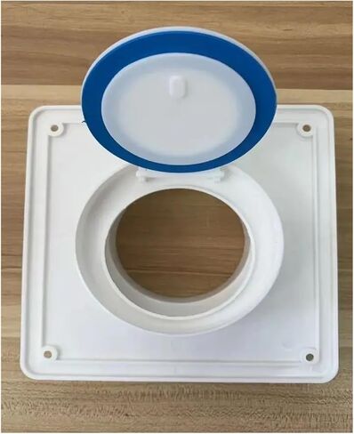 80-100-120MM Pipe Exhaust Fan Check Valve Bathroom Check Valves Rest Room kitchen Plumbing Exhaust Outlet （Color random）） in Saudi Arabia