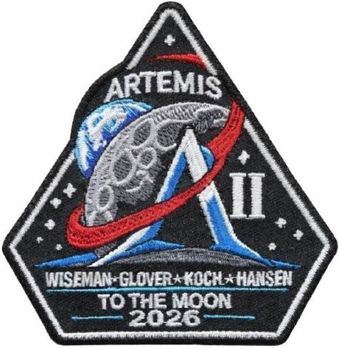 NASA Artemis II Mission to the Moon Embroidered Iron On Patch 3.5 inches in Saudi Arabia