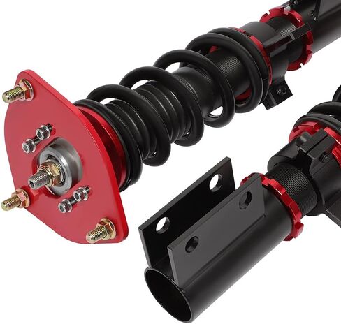 Coilovers Suspension Kit Fit for Hyundai for Veloster 2012-2017 Coilovers Struts, Height Adjustable Lowering Kit, Red in Saudi Arabia