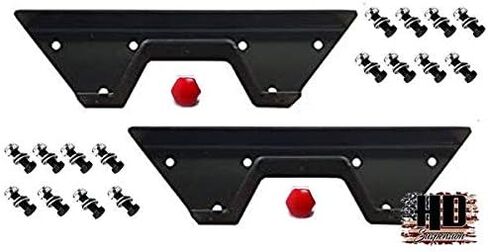 C10 1973-1987 Drop C-Notch Kit – Lowering Kit for Chevy/GM Trucks, Black, Made in USA in Saudi Arabia