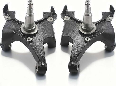 2" Drop Spindles, Front Lowering Knuckle Kit Compatible with 1988-1998 Chevy Silverado C1500 C2500 Suburban GMC Sierra 2WD, # M0117K17-1, M0117K17-2 in Saudi Arabia