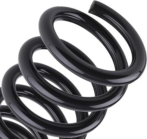 3" Drop Front Coil Springs Compatible with Dodge Ram Charger D100 D150 All Cabs 2WD 1972-1993, 55CrSi Steel Powder Coated in Kuwait