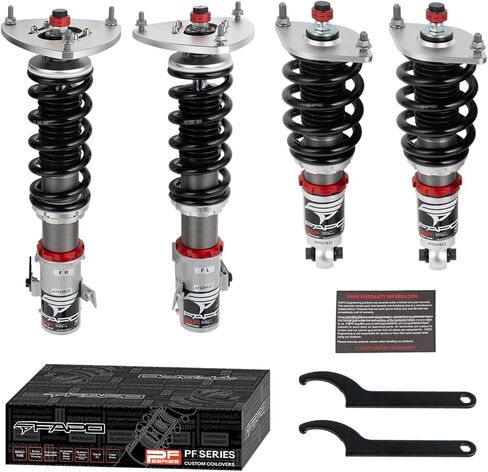 FAPO PF Coilovers لـ Subaru WRX/WRX STI VA1/VA2 2014-2021، 32 مستوى ارتفاع التخميد قابل للتعديل أنبوب أحادي محسّن مجموعات دعامة تعليق منخفضة in Kuwait