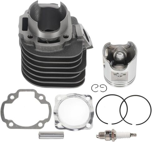 SCITOO 52mm 92cc اسطوانة مكبس طوقا الجزء العلوي من مجموعة إعادة البناء مناسبة لبولاريس للرياضي 90 2001 2002 2003 2004 2005 2006، 0450007 0450004 0450009 0450005 0450011 0450012 0450802 0450877 0450023 in Kuwait