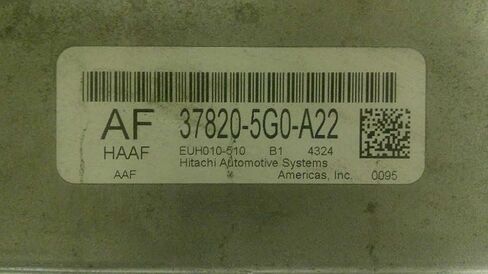 محرك وحدة ECM التحكم في المحرك 3.5L يناسب 14 أكورد 37820-5G0-A22 378205G0A22 in Kuwait