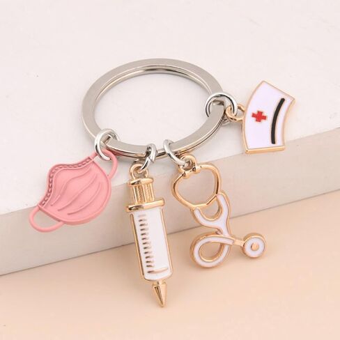 Nurse Gifts, 11Pcs Nurse Accessories for Work, Nursing Student RN Medical Appreciation Gift, Includes Ballpoint Pens, Sticky Notes, Greeting Card, Sticky Notepad, Key Chain in Saudi Arabia