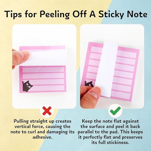 Black Cat Post It Notes 3x3,6 Pads,600 Sheets,Cute Sticky Notes for Office School Clasroom Homeschool Must Have,To Do List Notepad,Gifts for Teacher Employee Student Nurse,Stationery Supplies in Saudi Arabia