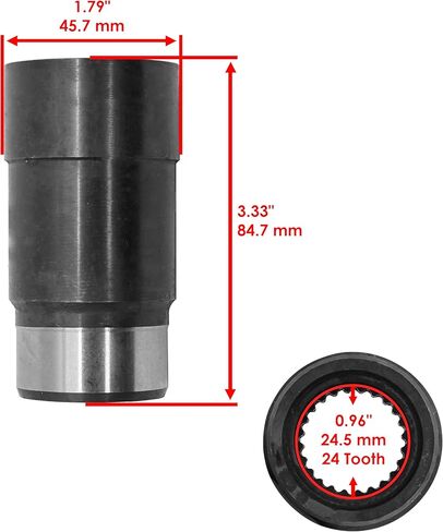 Caltric Rear Differential Coupler Joint Compatible with Honda Foreman Rubicon 500 TRX500FGA 2004-2008 / TRX500FPA 2009-2014 in Kuwait