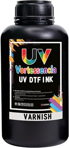 UV DTF Ink Varnish(1000ML) - Compatible for UV DTF Printer XP600 i3200 TX800 i1600 1390 DX5 DX6 DX7 DX10 L805 Sticker Printing on A B Films(Varnish) in Saudi Arabia