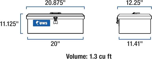 UWS EC20111 20-Inch Heavy-Wall Aluminum Tool Box in Saudi Arabia