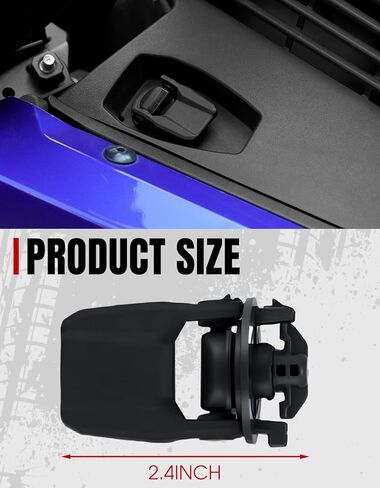 Hood Storage Flip Latch Lever Locks for Yamaha Accessories – A & UTV PRO 2PCS Hood Clip Replacement for Viking Wolverine RMAX X2 4 YXZ – Plastic Lock for Offroad Storage Upgrade, OEM#1XD-2175K-10-00 in Kuwait