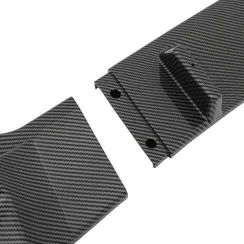 SCITOO Glossy Carbon Look Front Bumper Lip Fits for 2014-2020 for BMW F32 F33 F36 4-Series PP Front Lip Spoiler in Kuwait