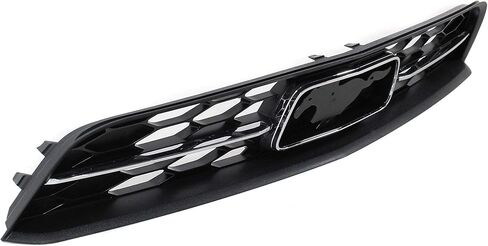 مجموعة شبكة Evan-Fischer متوافقة مع 2010-2012 Ford Mustang Chrome Shell / نموذج قاعدة إدراج أسود مطلي مع Pony Pkg in Kuwait