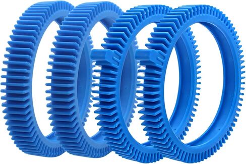 896584000-143 Front Tire Kit with Super Hump Replacement Tires for Poolvergnuegen Select and Hayward Phoenix Pool Cleaner Wheel - Blue (2Pcs Front Tires) in Saudi Arabia