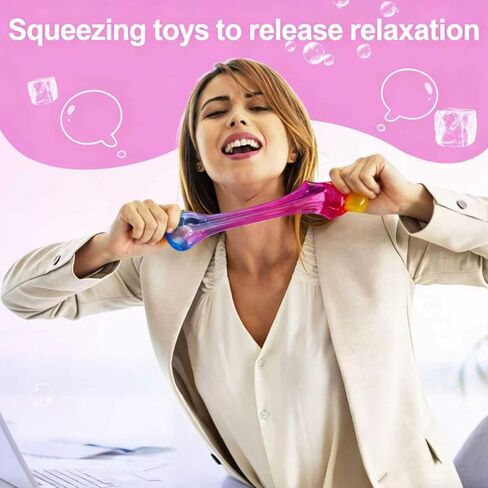 Ice Cream Squeeze Squishy, Slow Rising Sensory Fidget Toy, Soft & Stretchy Ice Cream Cone Squishy Pack for Stress Relief, Summer Sensory Toys Easter Basket Stuffers Party Favors for Kids Adults(1pc) in Saudi Arabia