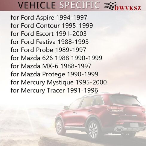 استبدال ختم عمود ناقل الحركة اليدوي لـ Ford Contour 2.5L 1995 1996 1997 1998 1999، لـ Probe 2.0L 1993 1994 1995 1996 1997، لـ Probe 2.5L 1993 1994 1995 1996 1997، 1 Pack in Kuwait