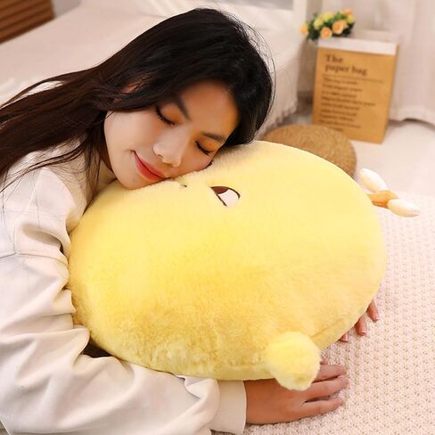 TZMAPU Lemon Plush Pillow, Stuffed Lemon Sofa Cushion, Lemon Doll Toy, Cozy Pillow for Sofa, Office, Cushion, Lounge, Gifts for Kids and Adults(Yellow, 20 inches) in Saudi Arabia