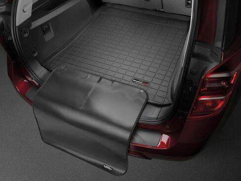 بطانة صندوق السيارة من WeatherTech مع واقي ممتص للصدمات لسيارة Mercedes GLE 450 AMG، فئة GLE، AMG GLE 43 - خلف الصف الثاني مع واقي ممتص الصدمات (40816SK)، أسود in Kuwait