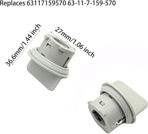 4 قطع حامل مقبس إشارة الانعطاف متوافق مع BMW E90 325i 328i 330i 335d 335xi M3 E91 325i 328i 328xi F30 320i 328d 328i 330e 330i 335i xDrive يستبدل 63117159570 63-11-7-159-570 in Kuwait