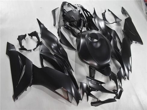 Matte Black Fairing Fit for Kawasaki Ninja 2019 2020 2021 2022 ZX6R 636 ZX-6R Injection ABS Plastics Bodywork Body Kit Bodyframe Body Work 18 19 20 21 A14 in Kuwait