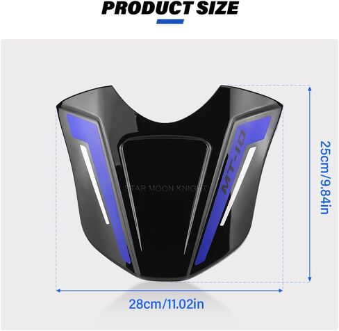 For Yamaha MT-10 SP MT 10 Rear Seat Cowl Passenger Hump MT10 2024> Plastics Tail Covers Fairing Accessories (Pearl black) in Saudi Arabia