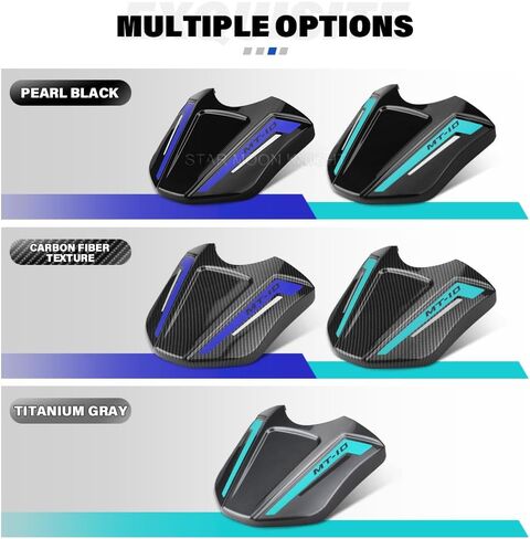 For Yamaha MT-10 SP MT 10 Rear Seat Cowl Passenger Hump MT10 2024> Plastics Tail Covers Fairing Accessories (Pearl black) in Saudi Arabia