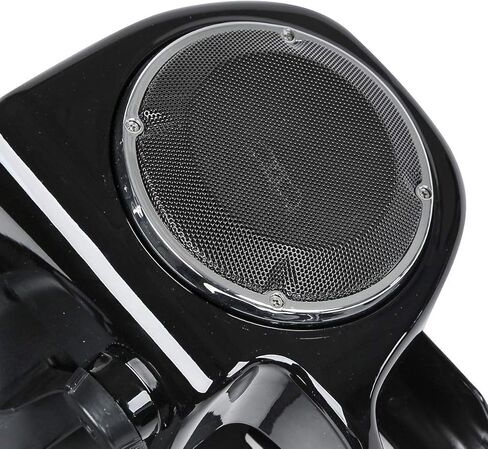TCMT فتحة تهوية سفلية للساق + مكبرات صوت مقاس 6.5 بوصة + شوايات تناسب Harley Road King Road Glide Street Glide Electra Glide Ultra-Classic 1983-2013 in Kuwait