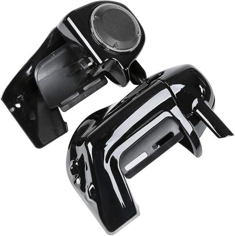 TCMT فتحة تهوية سفلية للساق + مكبرات صوت مقاس 6.5 بوصة + شوايات تناسب Harley Road King Road Glide Street Glide Electra Glide Ultra-Classic 1983-2013 in Kuwait