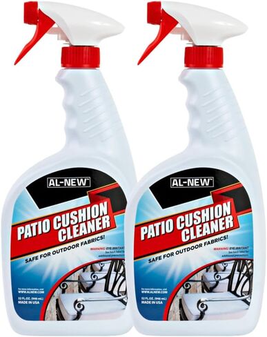 AL-NEW Patio Cushion Cleaner | Safe For Use On Outdoor Fabrics Such As Patio Cushions, Awnings, Furniture Covers, and more (32 Ounce) in Kuwait