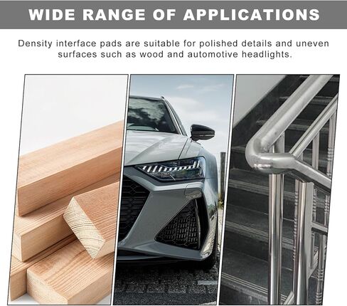 10PCS 2 Inch (50mm) Foam Interface Pads, Hook and Loop Sponge Cushion Buffer Backing Pad, No Hole Buffering Pads Soft Density Orbital Sander Foam for Detail Sanding in Kuwait