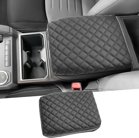 2025 2026 Camry Accessories غطاء وحدة التحكم المركزية لسيارة Toyota Camry (LE/SE/Nightshade/XLE/XSE)، غطاء مسند ذراع جلدي مقاوم للماء ومريح 2026 2025 Camry Accessories in Kuwait