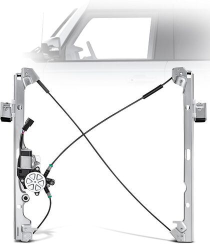 YHTAUTO Front Power Window Regulator Driver Side with 2-Pin Motor Assembly for Chevy Silverado & GMC Sierra 1500 2500 HD 3500 HD, Suburban Tahoe Yukon/Yukon XL, 2007-2014 in Saudi Arabia