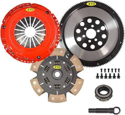 مجموعة القابض XTD المرحلة 3 MIBA + عجلة طيران خفيفة الوزن متوافقة مع 1998-2006 VOLKSWAGEN BEETLE GOLF JETTA GL GLS 2.0L SOHC AEG MK4 in Kuwait
